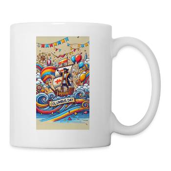Columbus Day - Ship Sea Adventure - Mug - white - Right