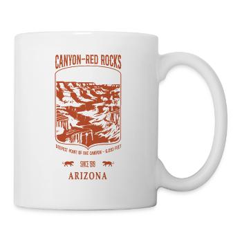 Arizona Sand Canyon - Mug - white - Right