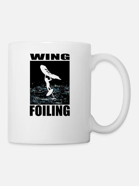 wingfoiler - Tasse - Weiß