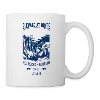 Elevate bei Bryce - Navy - Tasse - Weiß - Rechts