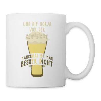 Beer Lovers Beer Saying Beer Drinkers Booze - Mug - white - Right