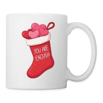 Anime Christmas Stocking You Are Enough - Tasse - Weiß - Rechts