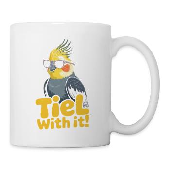 Cockatiel Parakeet Humor Bird - Mug - white - Right