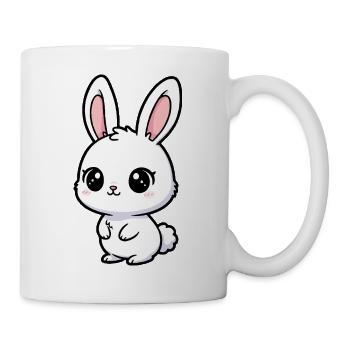 Sweet kawaii Rabbit Cartoon - Mug - white - Right