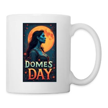 Nuit au clair de lune dômes jour portrait - Mug blanc - blanc - Droite