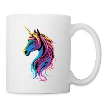 Licorne Poney Cavalier Chevaux Équitation Licornes - Mug blanc - blanc - Droite