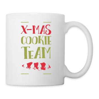 L’équipe des biscuits de Noël - Mug blanc - blanc - Droite