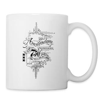 Amsterdam2025Vintage_black - Mug blanc - blanc - Droite