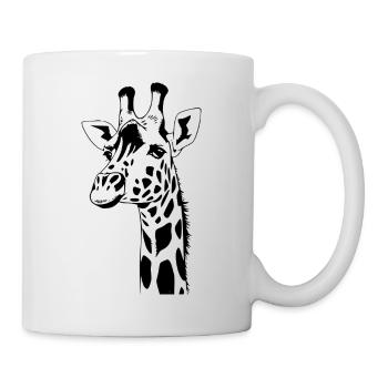 Girafe Girafe T-shirt Cadeau - Mug blanc - blanc - Droite