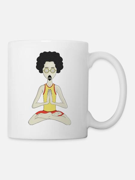 Zen-Meditation - Tasse - Weiß