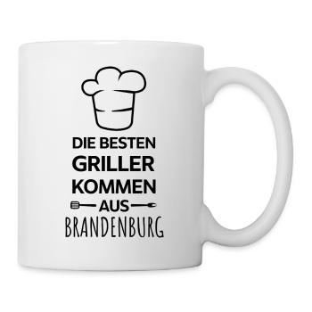 Les meilleurs barbecues viennent de Brandebourg / Grill - Mug blanc - blanc - Droite