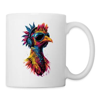 Dinde Poules Oiseaux Dinde - Mug blanc - blanc - Droite