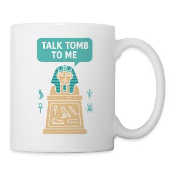Pharaoh Archaeology in Ancient Egypt - Mug - white - Right