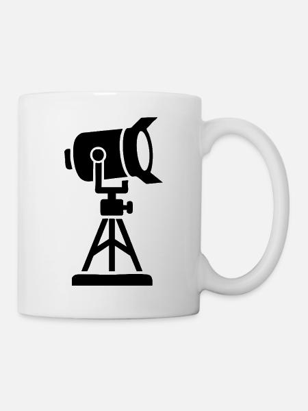 Scheinwerfer - Tasse - Weiß