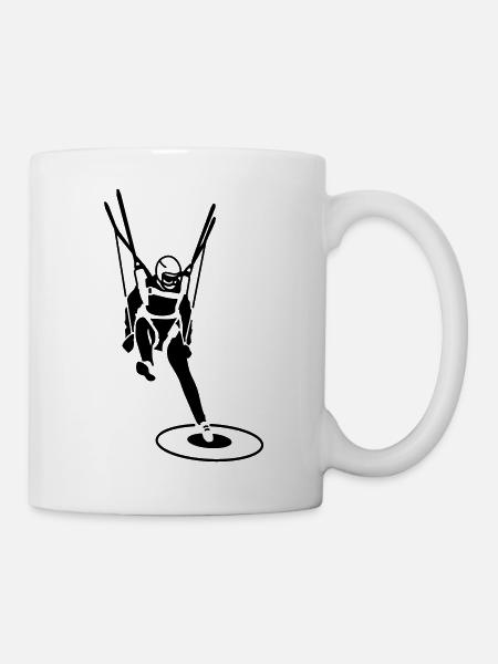 Fallschirm Landung - Tasse - Weiß