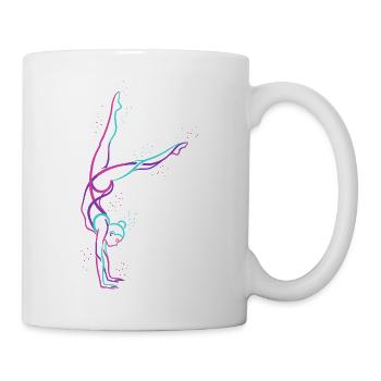 Gymnastique Adolescents - Gymnastes Gymnastique au sol Gymnastique artistique - Mug blanc - blanc - Droite