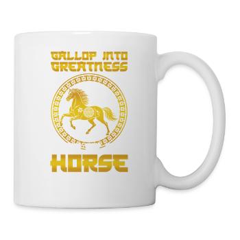 Year Of Horse Chinese New Year 2026 - Mug - white - Right