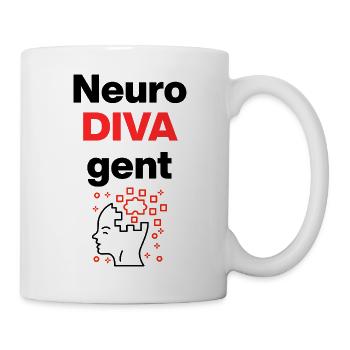 NeuroDIVAgent – Neurodivergent & Proud, ADHS - Tasse - Weiß - Rechts