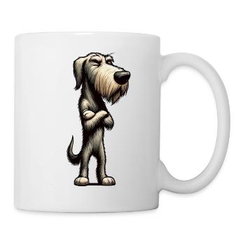 Irischer Wolfshund Wolfshundbesitzer Wolfshundfan - Tasse - Weiß - Rechts