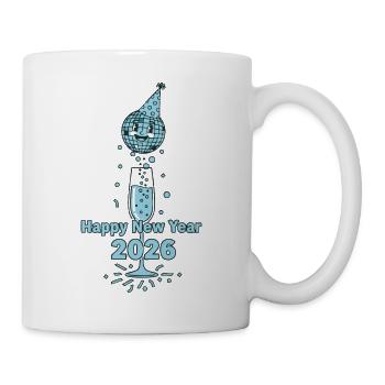 Happy New Year 2026 Party Celebration Design - Mug - white - Right