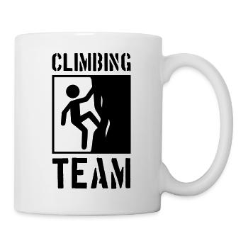 Climbing Team Mountains Climbing - Mug - white - Right