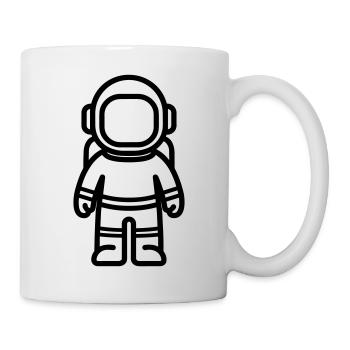 astronaute - Mug blanc - blanc - Droite