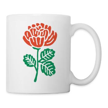 Orange Rose Illustration - Mug - white - Right