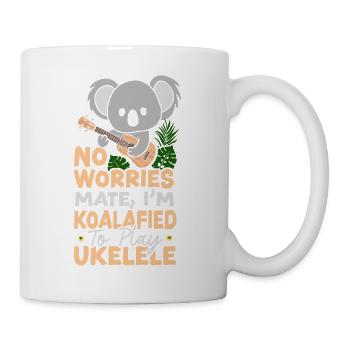 Hawaiian Ukulele Uke Koala No - Tasse - Weiß - Rechts