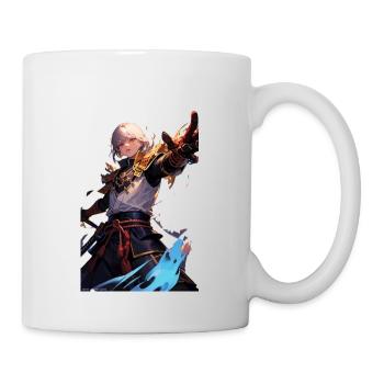 Samouraï des Éléments Maître du Feu et de la Glace - Mug blanc - blanc - Droite