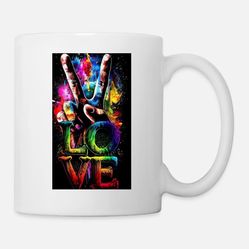 Mandala - Tasse - Weiß