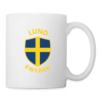 Lund Shield Schweden - Tasse - Weiß - Rechts
