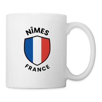 Nimes France Shield Design - Mug - white - Right