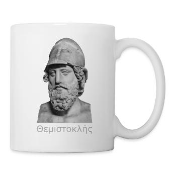 Themistokles-Porträt – antike griechische Büstenkunst - Tasse - Weiß - Rechts