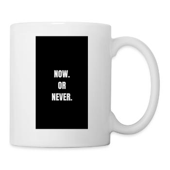 Now or Never - Grosse faute de frappe - Mug blanc - blanc - Droite