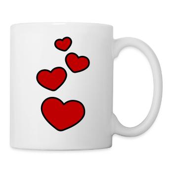 Hearts Symbol Love - Mug - white - Right