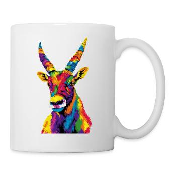 Capricorn Goat Alpine Ibex Capricorn Goats - Mug - white - Right