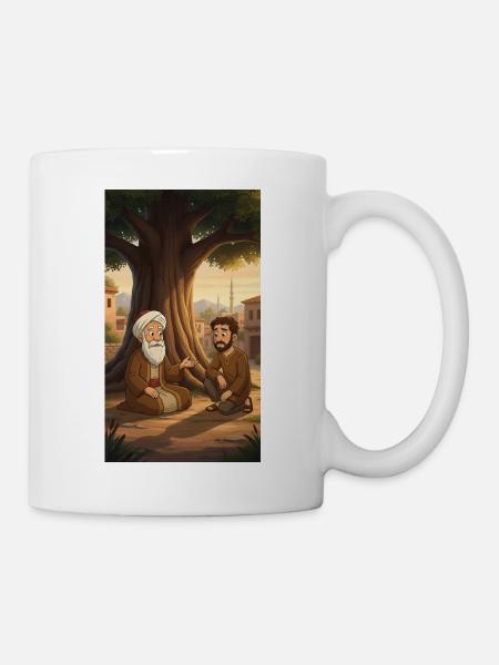 Wisdom under the tree: nature & tranquility - Mug - white