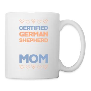 Zertifizierte Schäferhundmama - Tasse - Weiß - Rechts