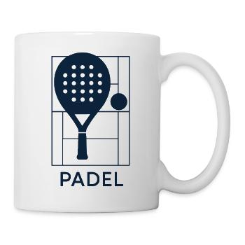 Padel-Racket – Padeliste - Tasse - Weiß - Rechts