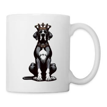 Deutsche Dogge Doggen Doggenbesitzer Doggenfan - Tasse - Weiß - Rechts