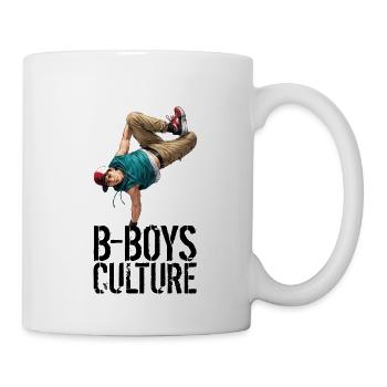 Illustration de Freeze à une main pour breakdance - Mug blanc - blanc - Droite