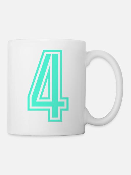 4 - Tasse - Weiß