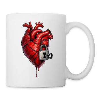 Outgoing Scar Heart - Mug - white - Right