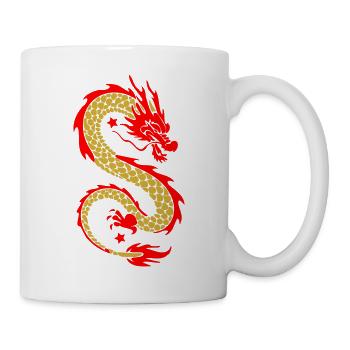 Golden Dragon Flame Emblem - Mug - white - Right