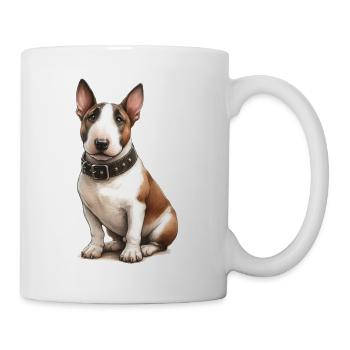 Pitbull Terrier Illustration - Mug - white - Right
