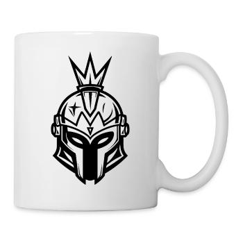 Spartan Helmet Sparta - Mug - white - Right