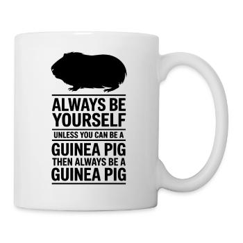 Meerschweinchen Sprüche Meerschweinchen Geschenk  - Tasse - Weiß - Rechts