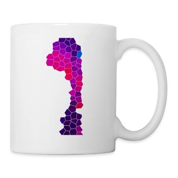 Cyber Purple Flow - Tasse - Weiß - Rechts