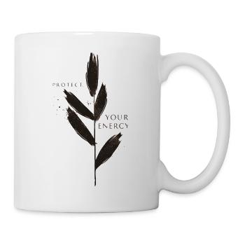 Protect Your Energy - Mindfulness Design - Mug - white - Right