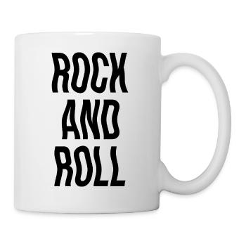Rock'n'Roll-Musikdesign - Tasse - Weiß - Rechts